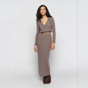 Reformation Helen knit set